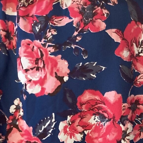 Altar'd State SZ S Navy floral dress/tunic Cottage Feminine Romantic Coquette - Picture 9 of 9
